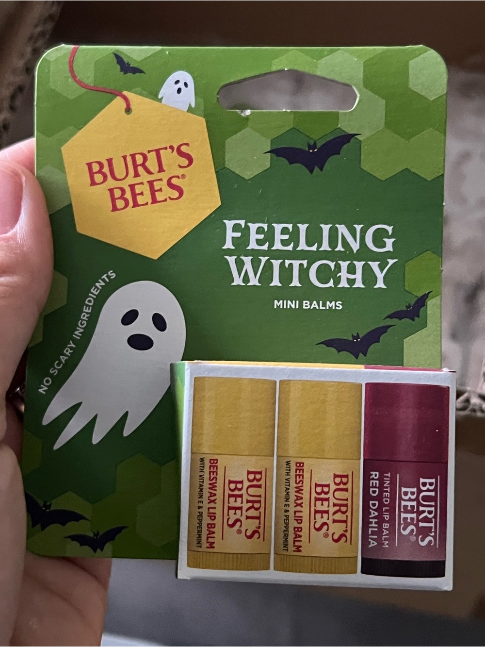 Burt's Bees Feeling Witchy Mini Balms - Yellow & Red Dahlia